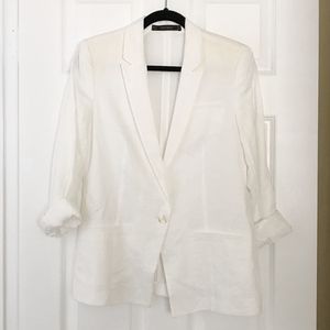 Casual White Blazer