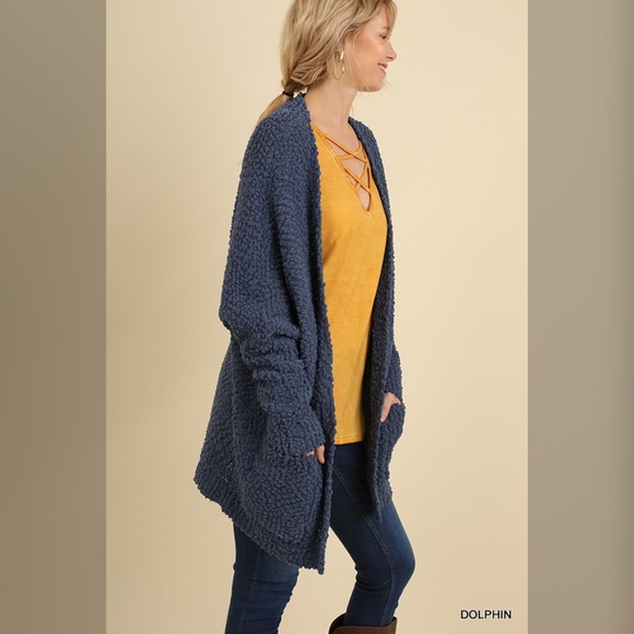 Stunning Dolphin Open Pocket Cardigan LAST ONE - Picture 2 of 5