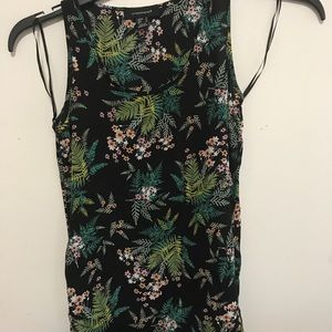 Women's Small floral Tank Top