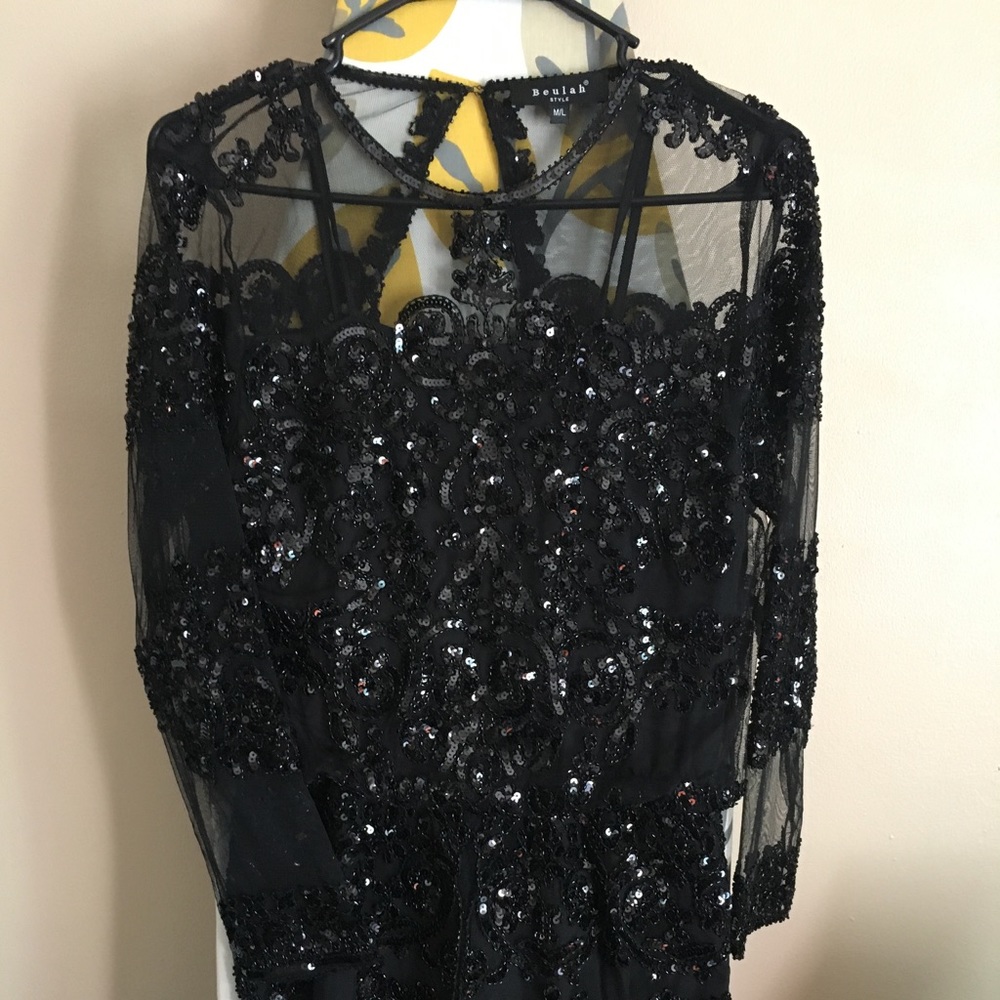 Beulah Sequin Romper