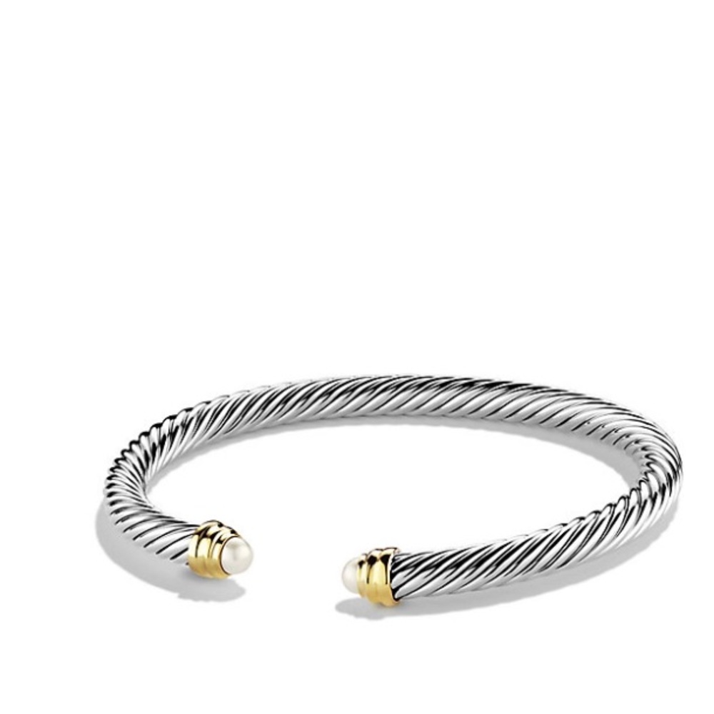 David Yurman Cable Classic Bracelet pearl