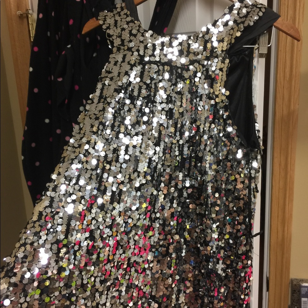 Sequined cocktail dress