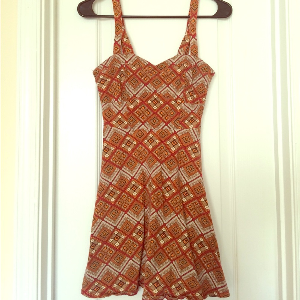 Tribal patterned dress