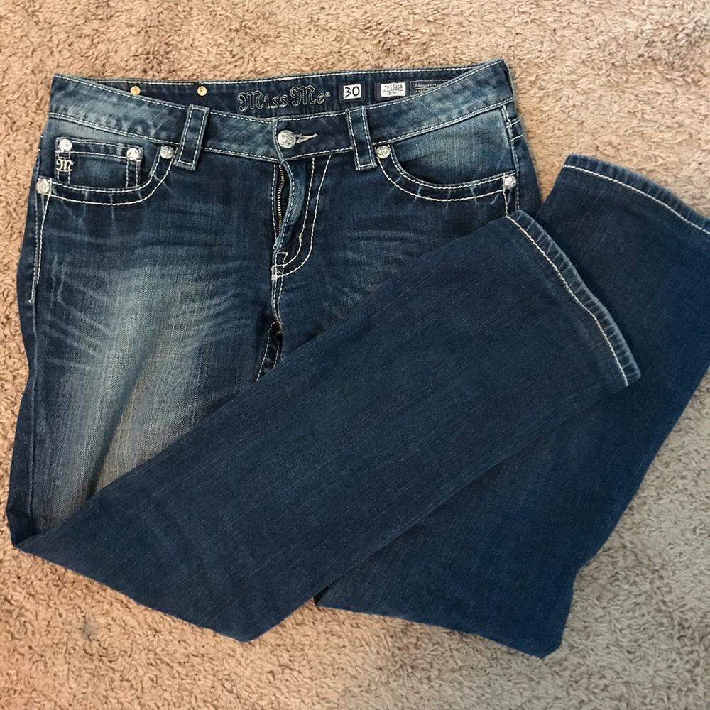 Miss Me blue boot cut jeans