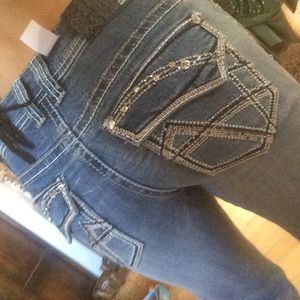 Petrol straight legged jeans/bootcut size 26(new)