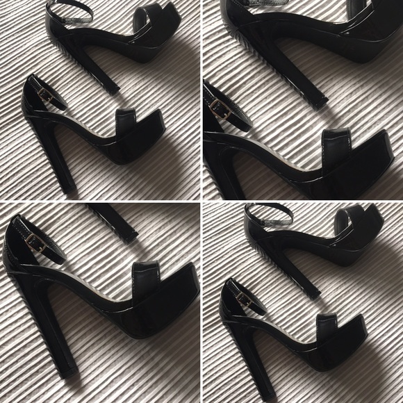 🔥BLACK PATENT PLATFORM HEELS🔥NWOB🔥 - Picture 4 of 4
