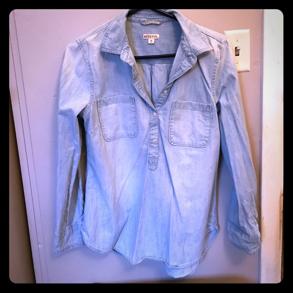 Denim tunic top❤️