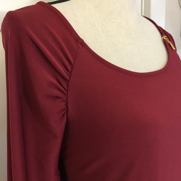 !YEAR END SALE! Side Ruched Zipper Detail Dress - Picture 5 of 5