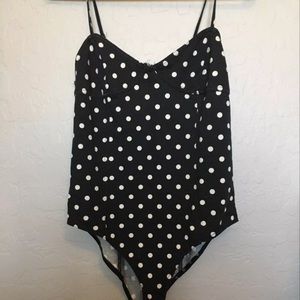 Black & White Polka Dot One Piece