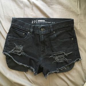 Black Cut Off shorts