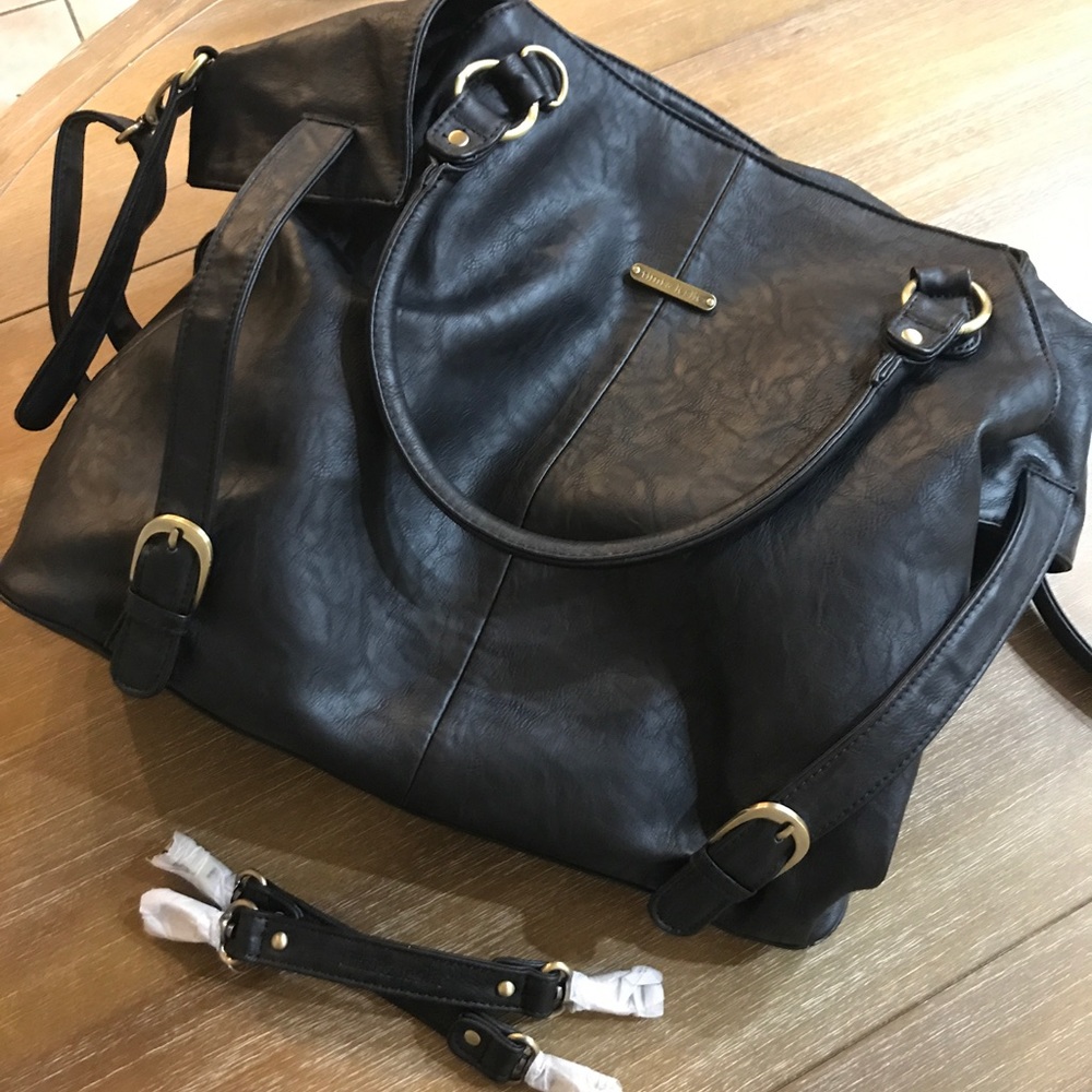 Black Timi and Leslie Diaper Bag