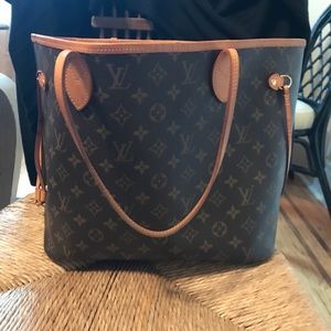 Authentic Louis Vuitton Bag with Detachable Clutch