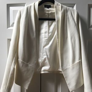 Topshop white blazer - good as new! Size 6.