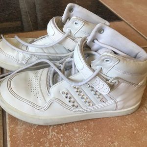 Adidas with custom rhinestoning