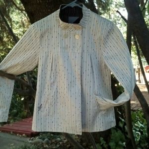 VOLCOM white/stripped blazer