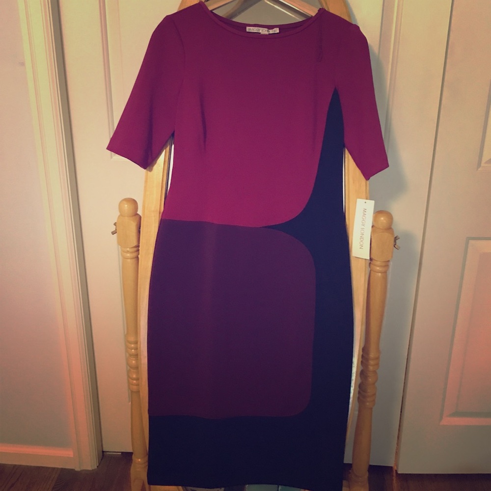 Color block Maggie London Dress Size 4