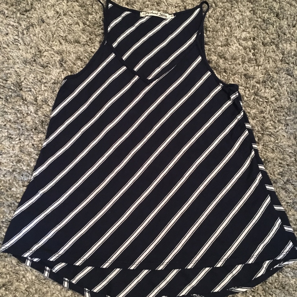 Michael stars stripy tank! Very soft & super cute