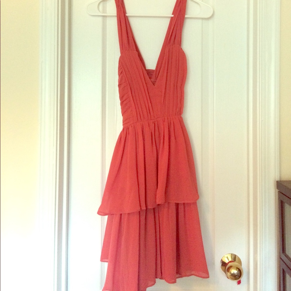 Coral dress