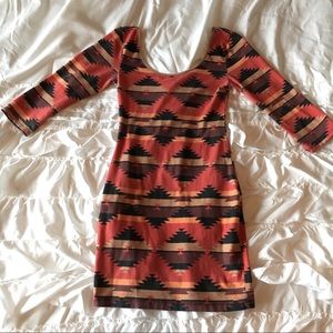 Charlotte Russe Aztec dress