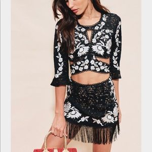 For Love and Lemons Mallorca Crop Set