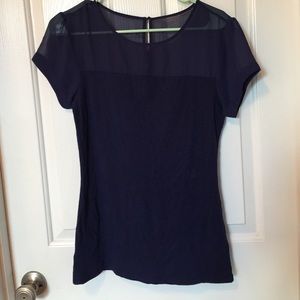 Navy Express Top
