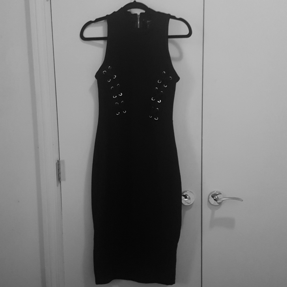 Black cocktail dress