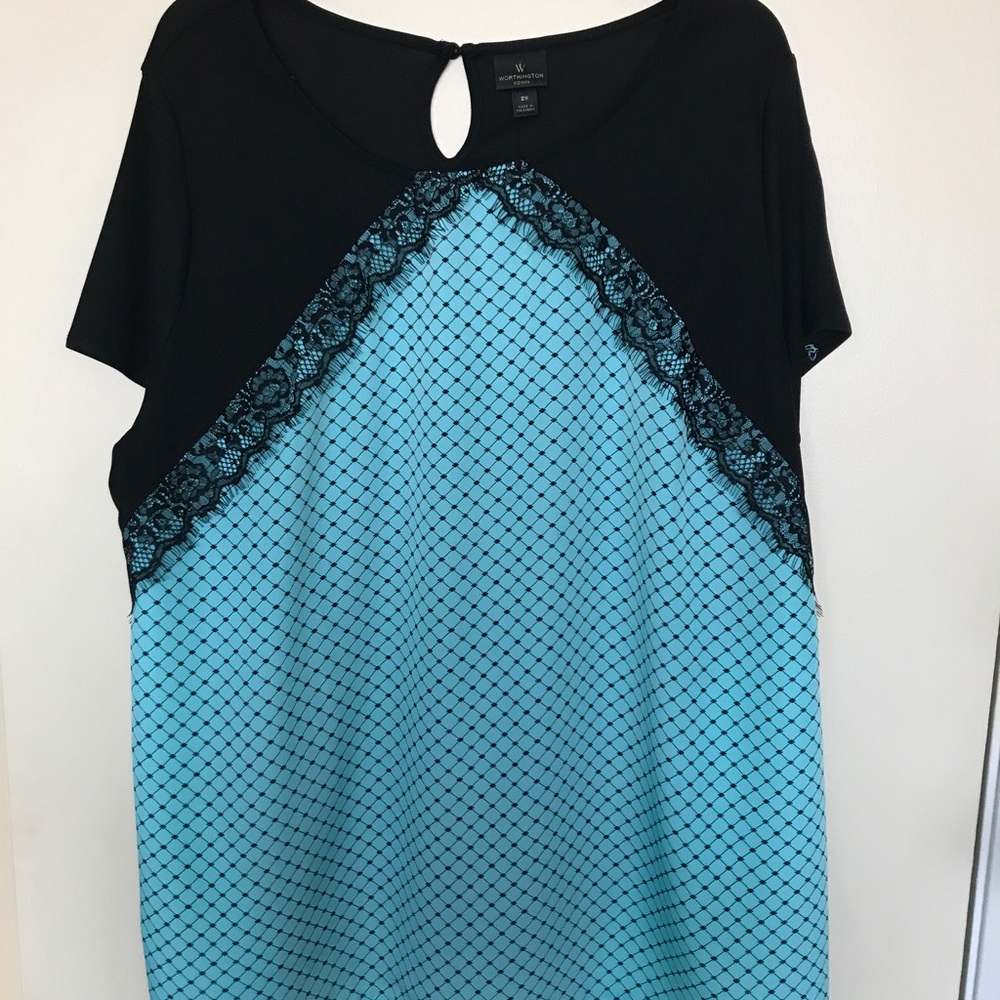 NWT Worthington 2X blouse