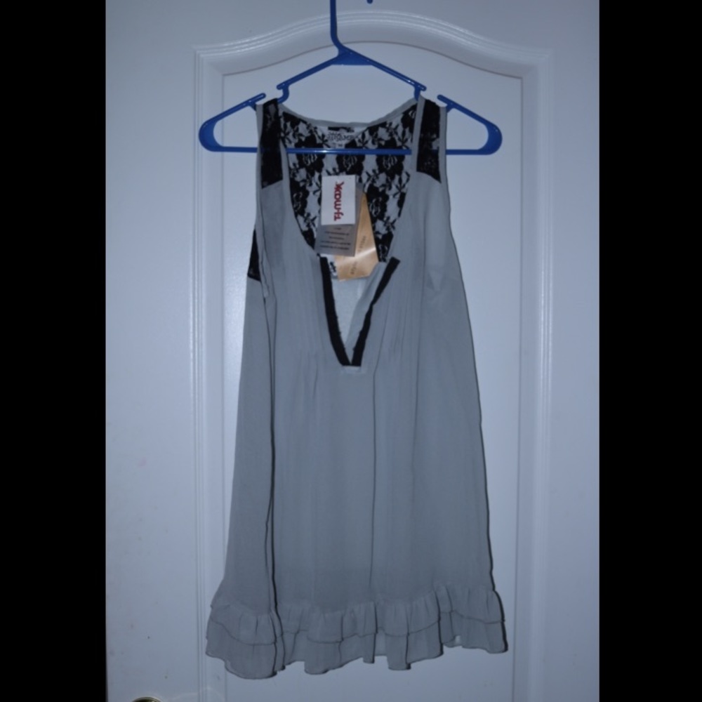 Tj Maxx 🆕🆕🆕 Blue💙 Ruffled Long Top