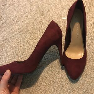 Lauren Conrad Red Wine Heels