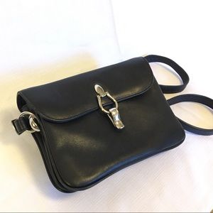 Black leather Brio! brand purse