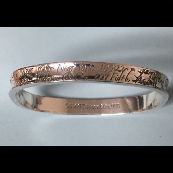 1997 Tiffany Notes Cuff Bracelet Store 