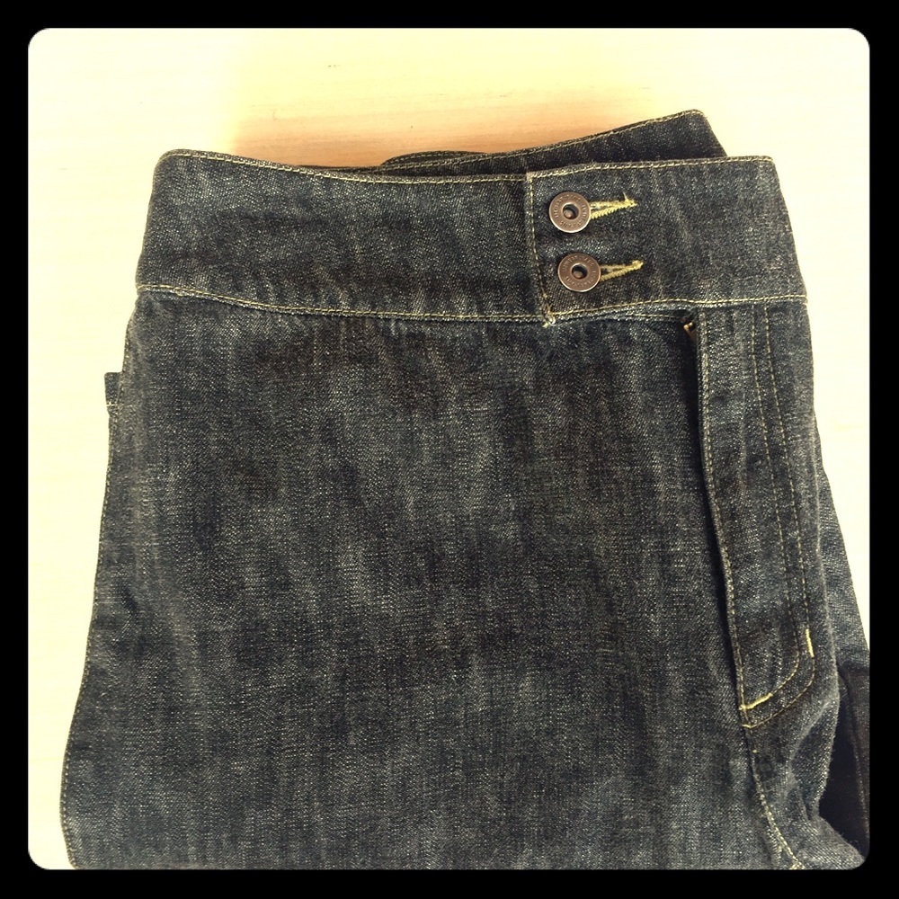 8 R Liz Claiborne black denim jeans