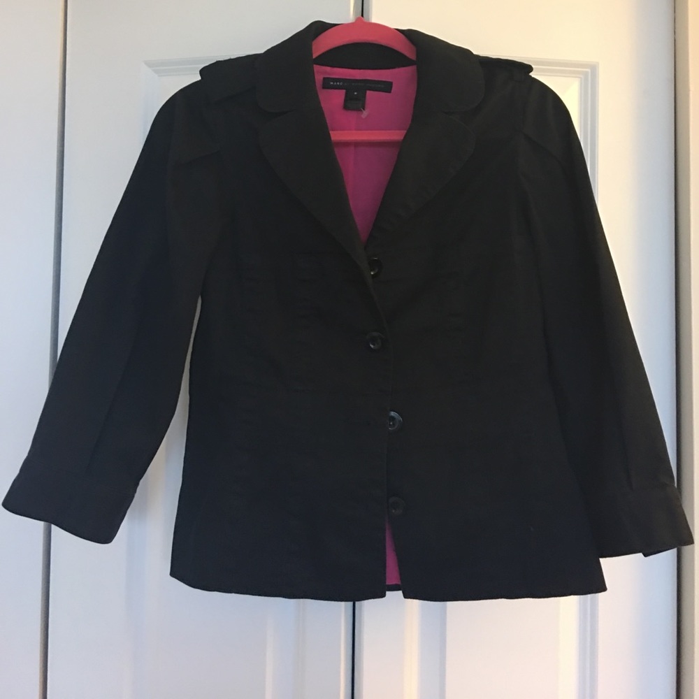 ❌SOLD❌Dark blue/black Marc Jacobs cropped blazer