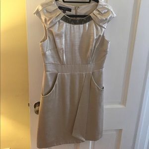 Cap Sleeve Ivory Cocktail Dress 6