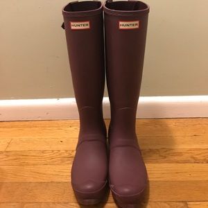 Hunter rain boots