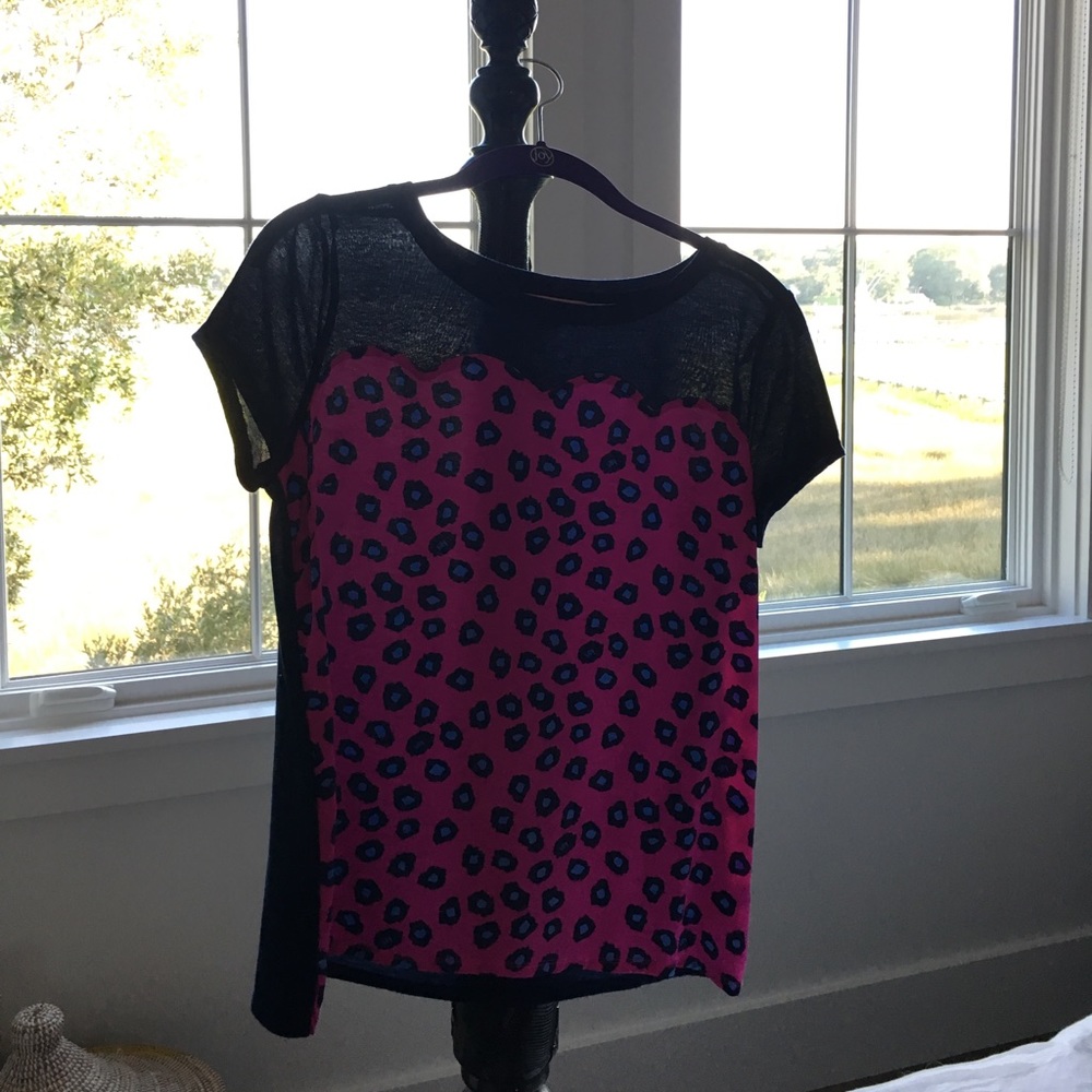 Lily Pulitzer silk (front) blouse