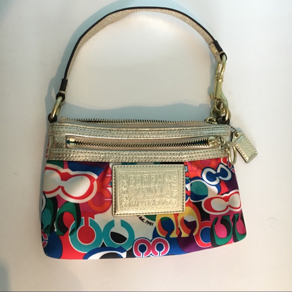Coach poppy small handbag