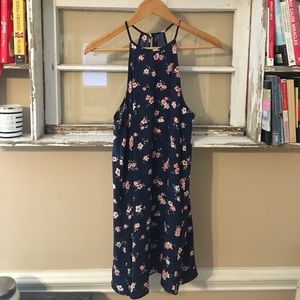 High-neck Trapeze Dress