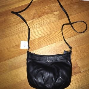 Black Coach cross body bag