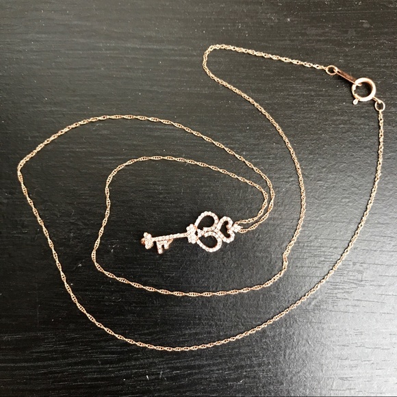 Gordon's Jewelers Key 10K Rose Gold  1/6 CT. T.W. - Picture 2 of 6