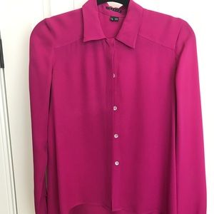 Fuscia Theory Blouse