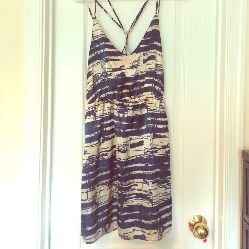 Silky patterned dress