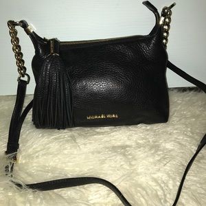 Michael Kors Black Leather Crossbody