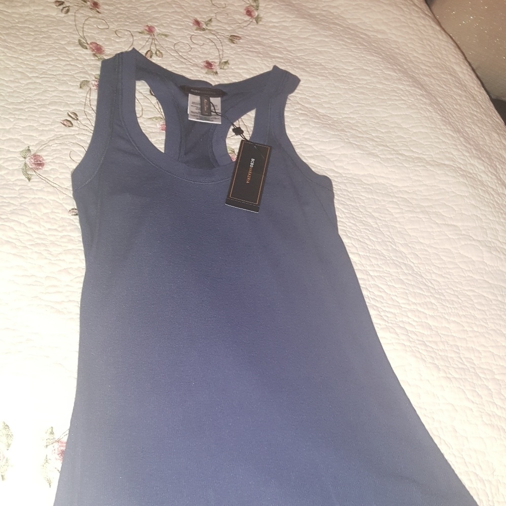 Cross back tank top