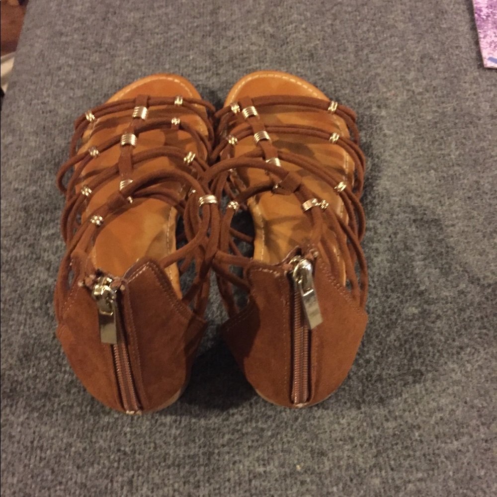 Brown sandals