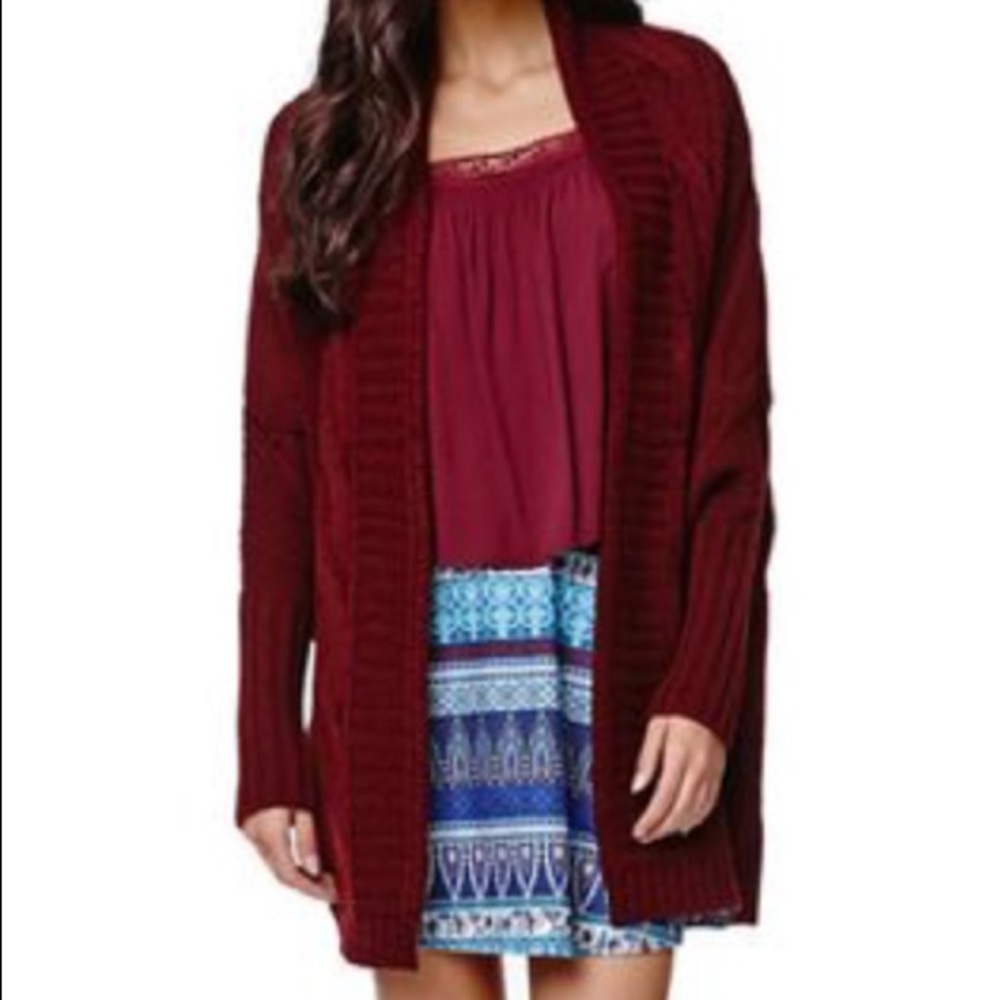 🆕 NWT LA Hearts Cocoon Cardigan - Picture 2 of 3
