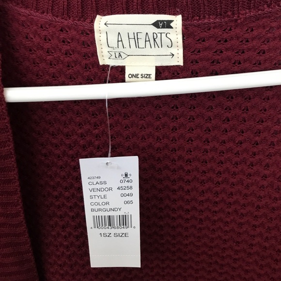 🆕 NWT LA Hearts Cocoon Cardigan - Picture 3 of 3