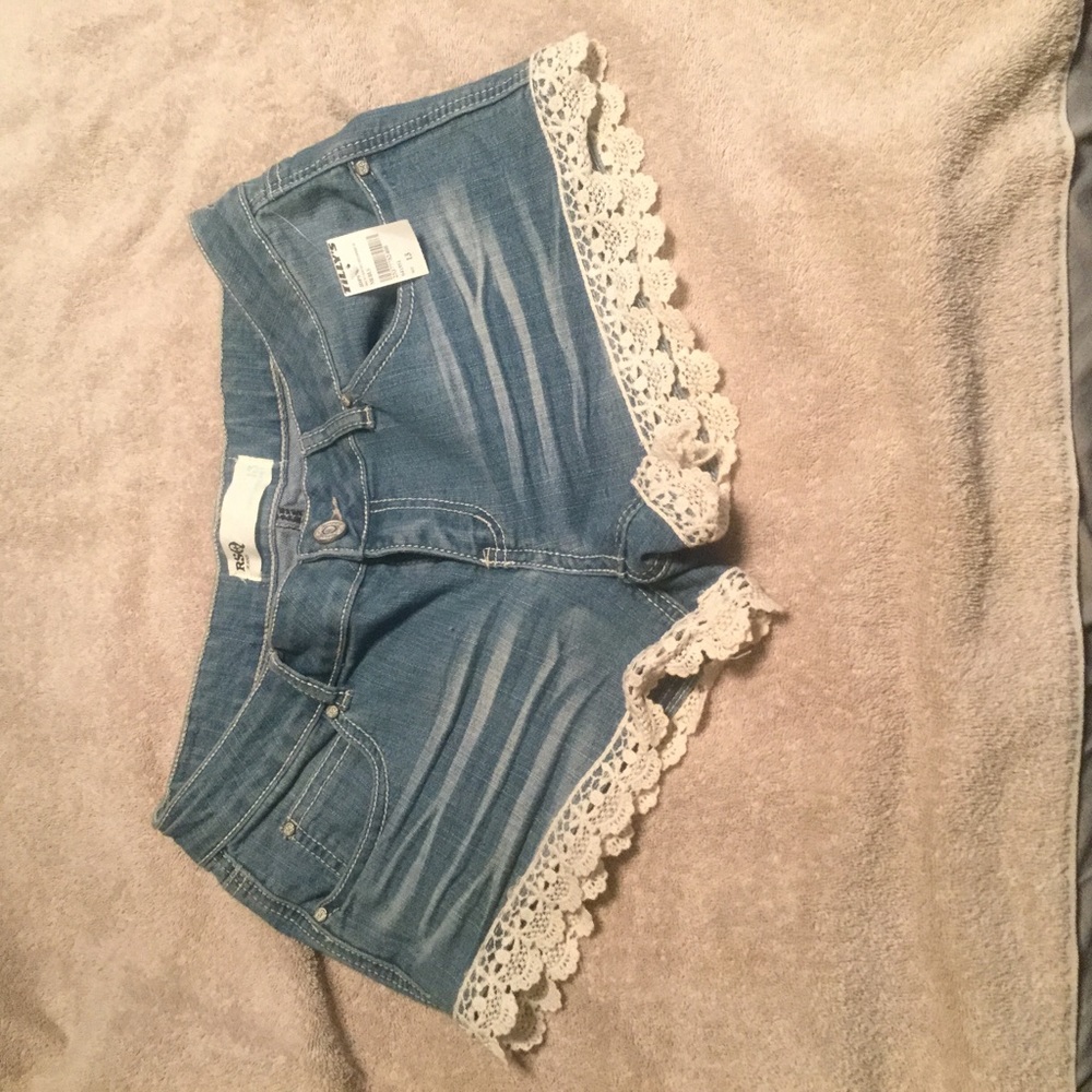 New jean shorts