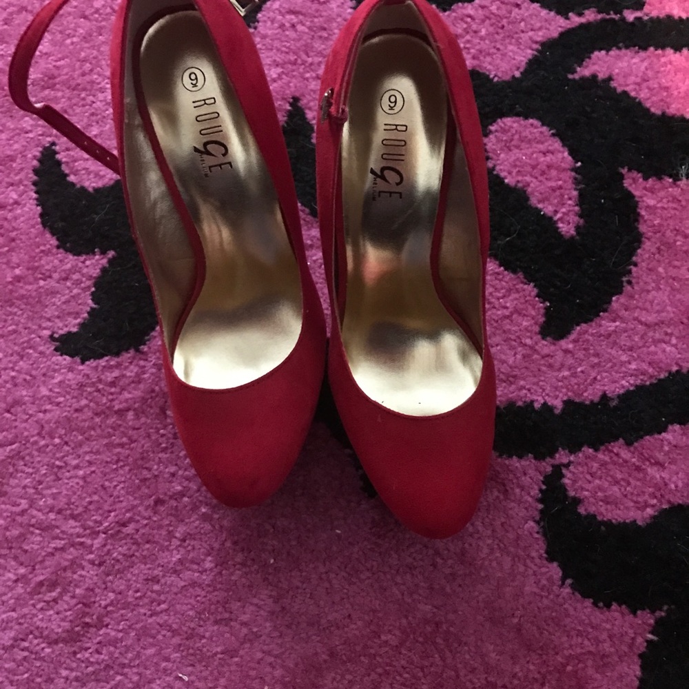 Brand new red shoes