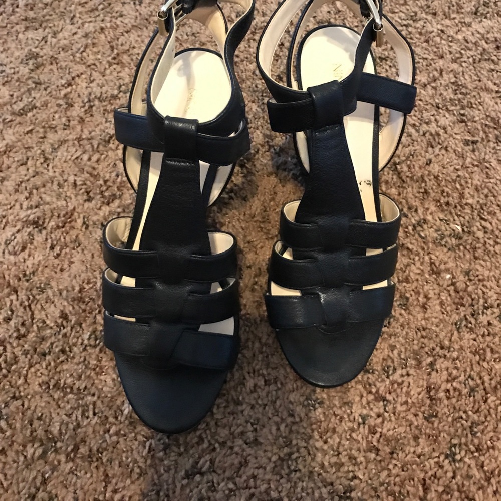 Black Nine West Wedges